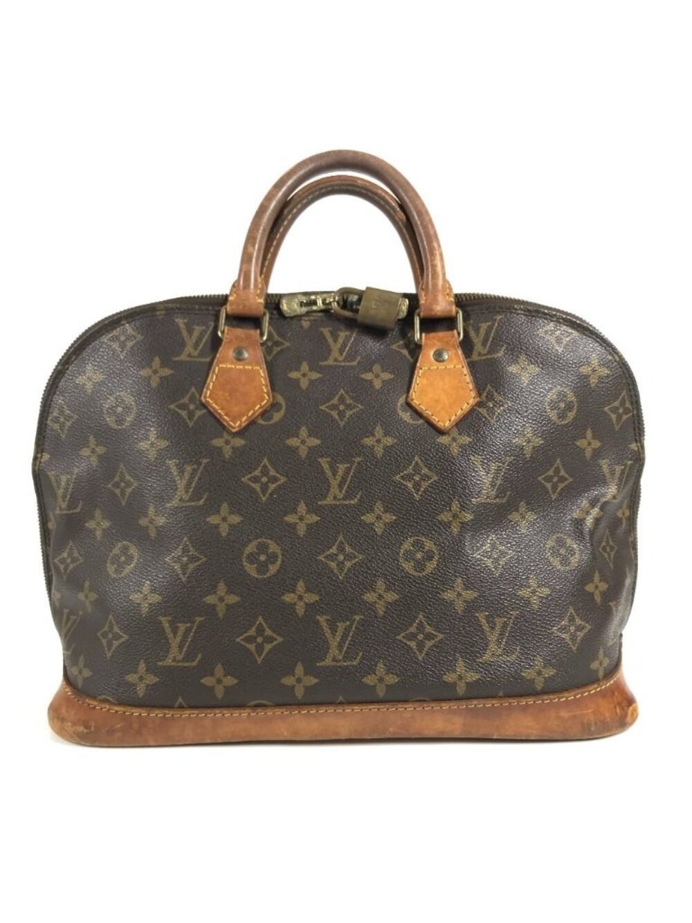 Louis Vuitton Handbag Alma Monogram Canvas Brown